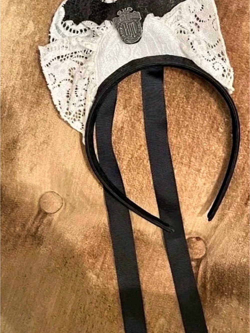 Haunted Mansion Ghost Host/Hostess Maid Headband.